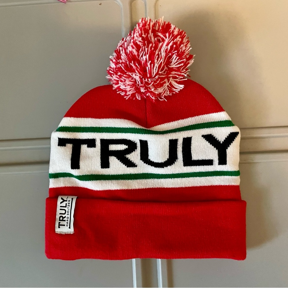 Truly Red Pom Beanie